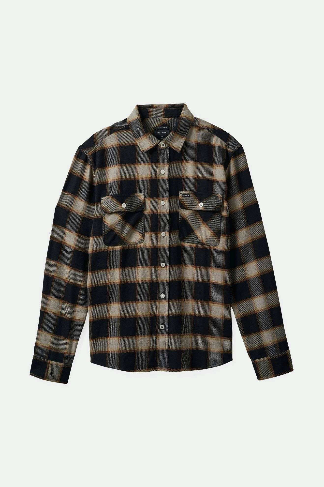 Glossy Texture 20th Anniversary Bowery L/S Flannel - Black/Cream