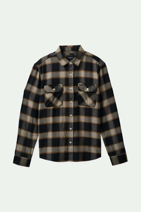 Glossy Texture 20th Anniversary Bowery L/S Flannel - Black/Cream
