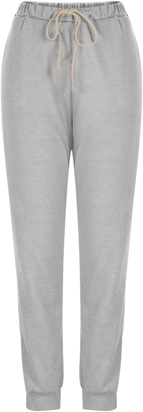 3 Pack Womens Warm Fleece Sherpa Lined Sweatpants Drawstring Athletic Jogger Pants Tapered Lounge Yoga Pants 2024
