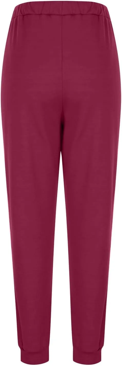 3 Pack Womens Warm Fleece Sherpa Lined Sweatpants Drawstring Athletic Jogger Pants Tapered Lounge Yoga Pants 2024