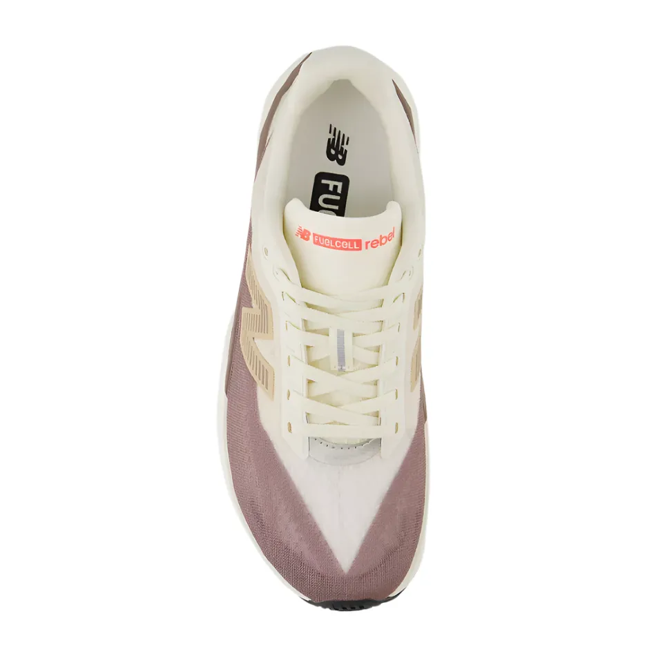 shoe inserts High Rebound Foam Core New Balance Men's Fuelcell Rebel v5 Running Shoes in Angora/Earth Shadow/Sea Salt AW25