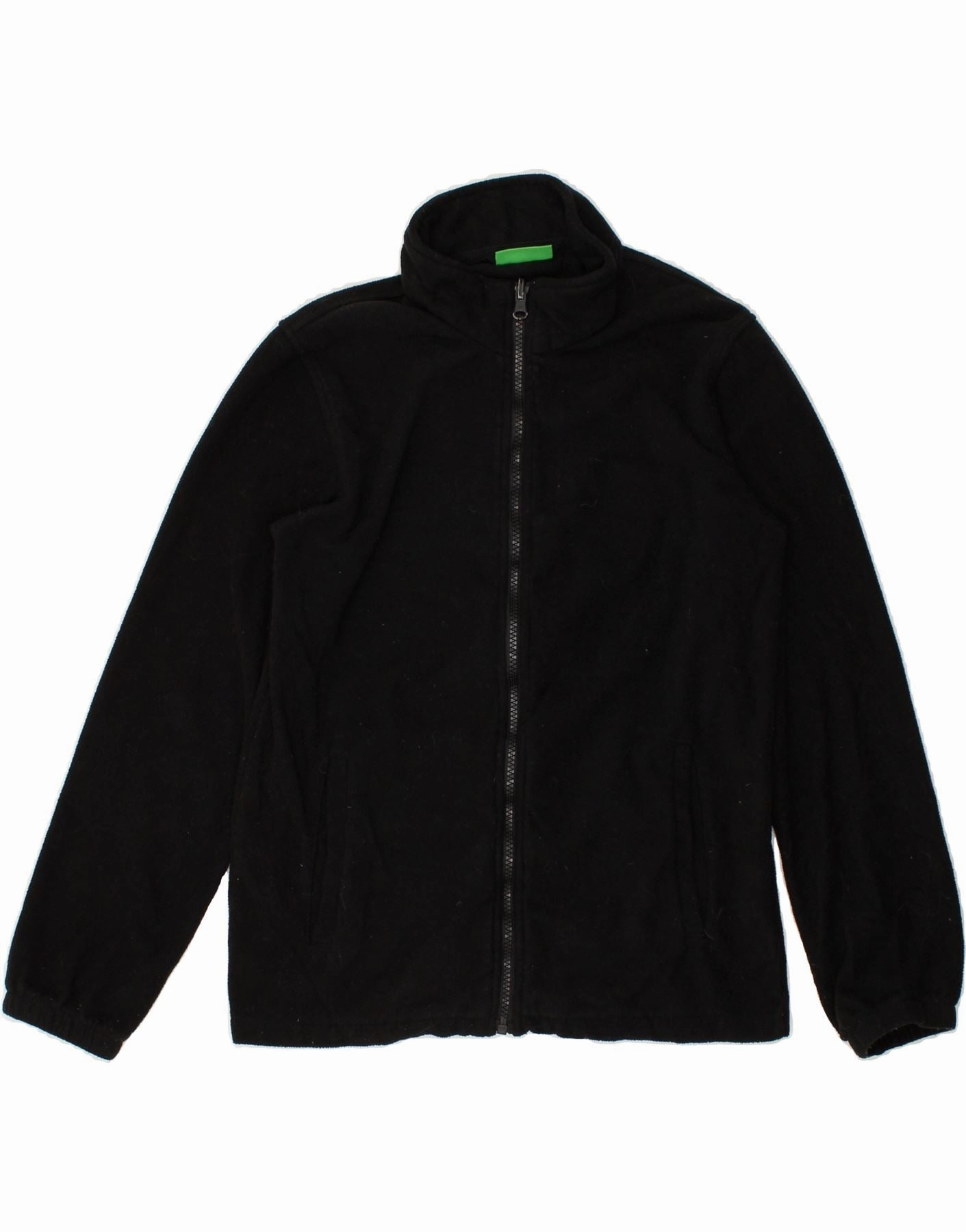 MOUNTAIN WAREHOUSE Boys Fleece Jacket 12-13 Years Black Polyester rainy Breathable Structure