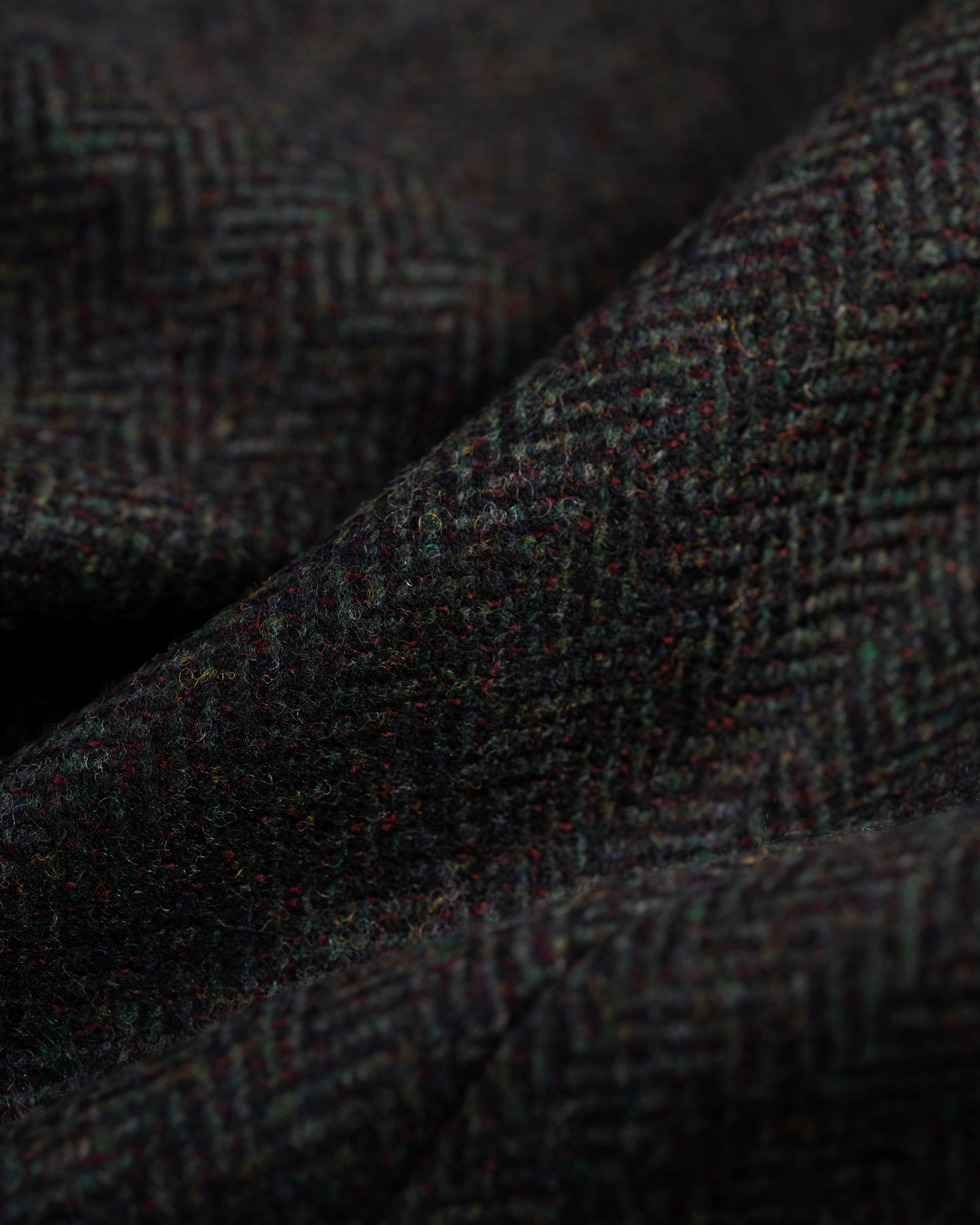 Made-in-Canada Olive Herringbone Wool/Cashmere Sport Coat Smart Wear