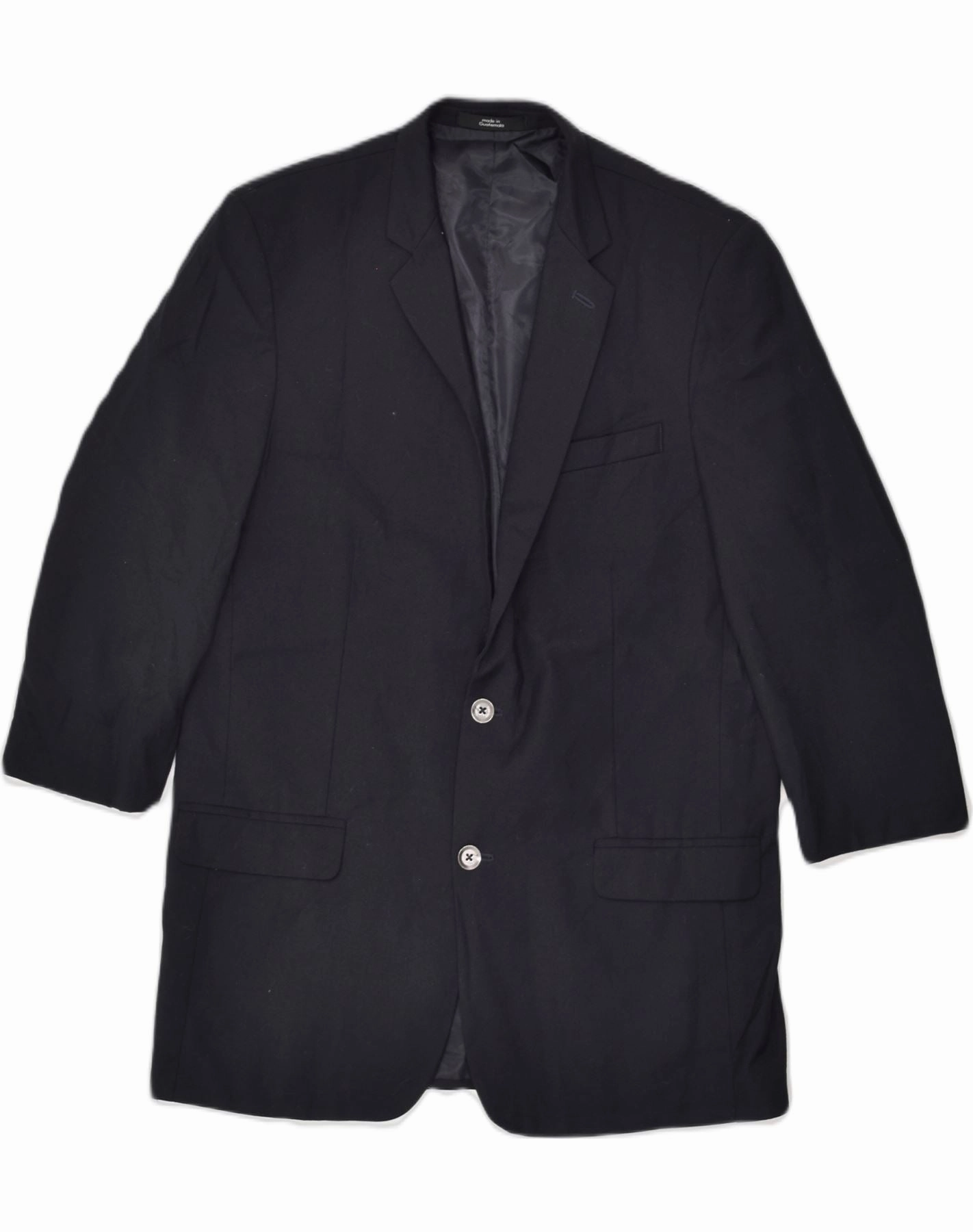 Picture DoubleReinforced Zipper CALVIN KLEIN Boys 2 Button Blazer Jacket 15-16 Years Black Polyester