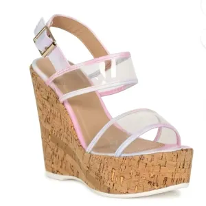 Cotton Candy Wedge In Pink All Day Motion Neutral Pace