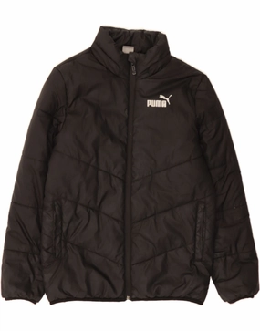 PUMA Boys Padded Jacket 11-12 Years Black Polyester city lights Road Trip