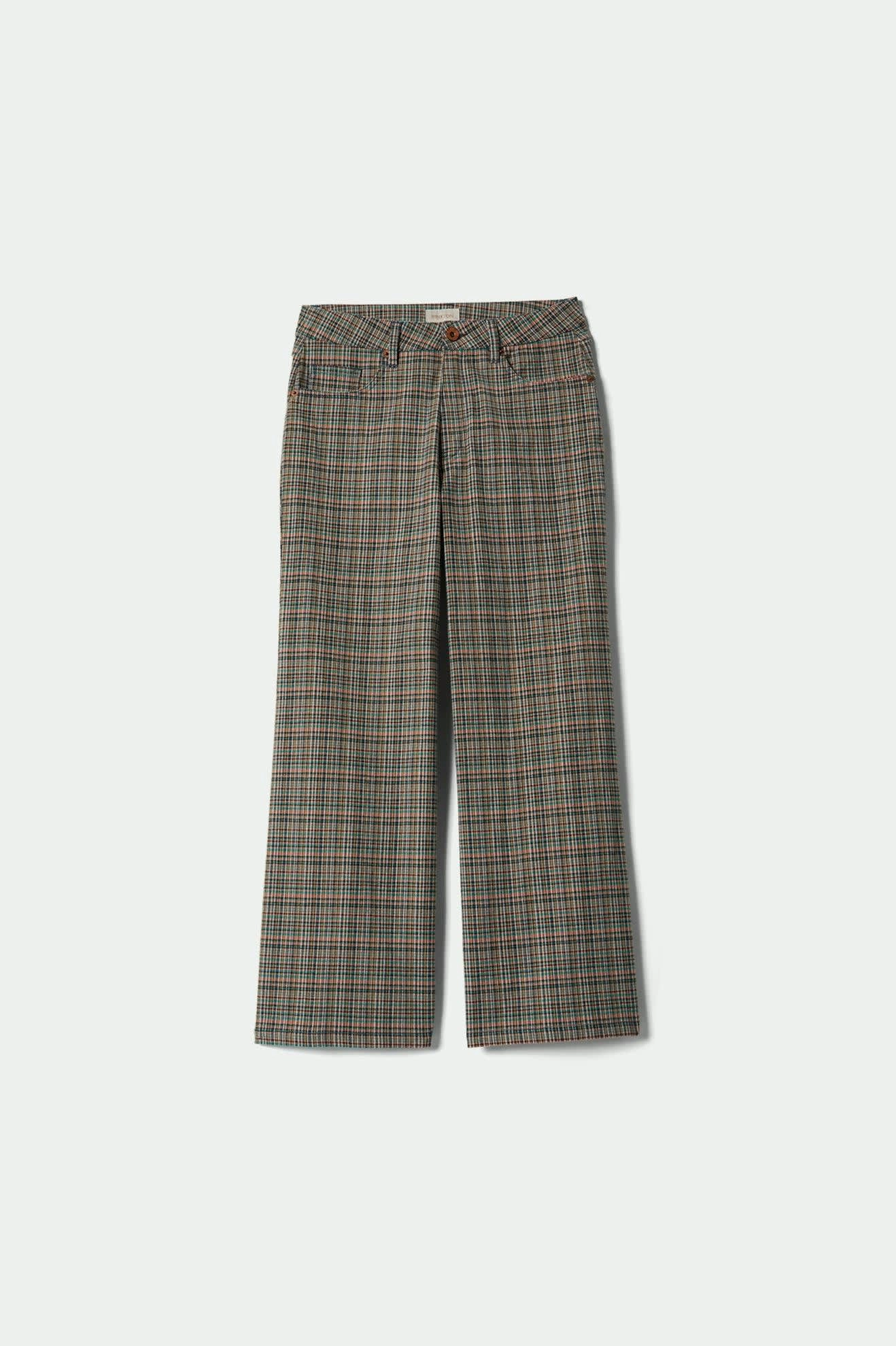Slim wear Margo Cropped 5-Pocket Pant - Multi Stripe/Plaid