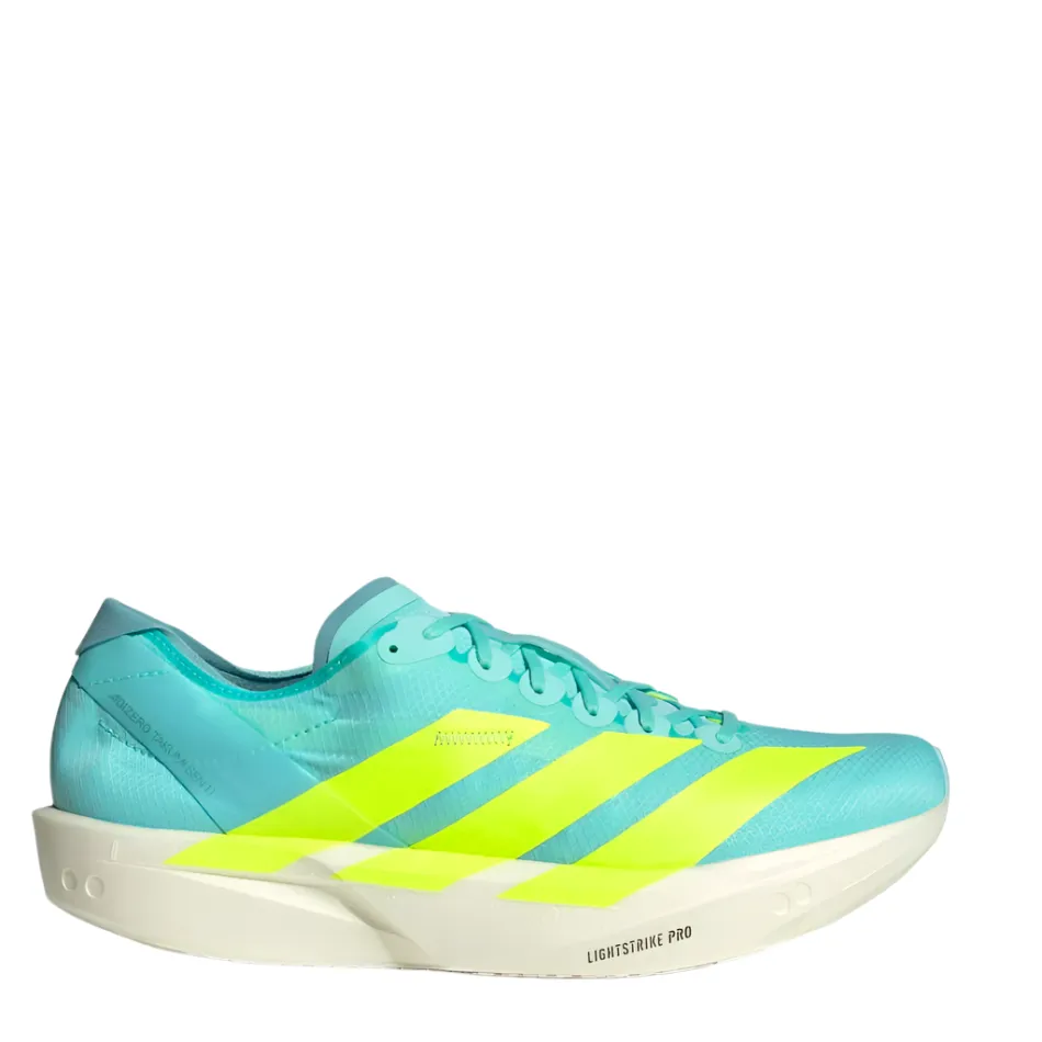 Multi terrain Traction Adidas Men's Takumi Sen 11 Running Shoes in Flash Aqua/Zero Metalic /Mint Ton AW25