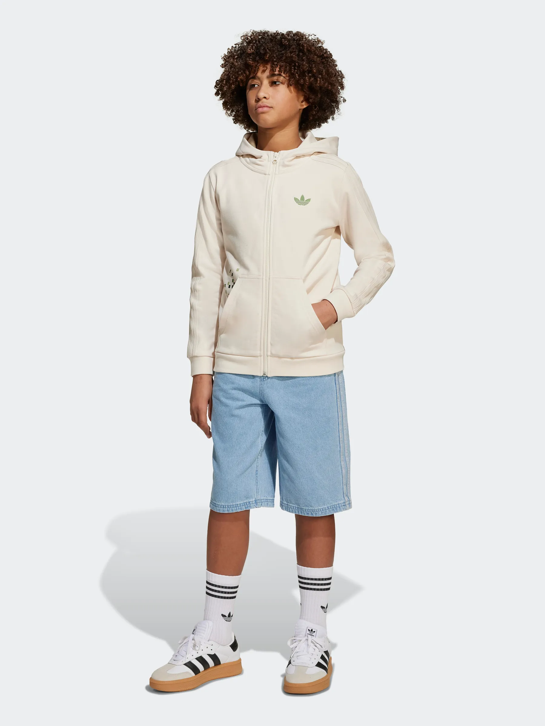 adidas Originals X Minecraft Graphic Hoodie Kids snow holiday Everyday Wear