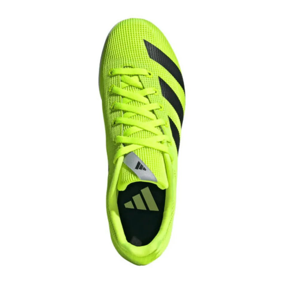 Adidas Unisex All Round Star J Running Shoes in Lucid Lemon/Core Black/Halo Silver SS25 speed drills