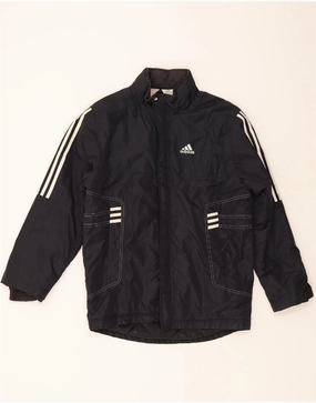 Individual-sports Thermoregulating Insulation ADIDAS Boys Graphic Windbreaker Jacket 13-14 Years Black Nylon
