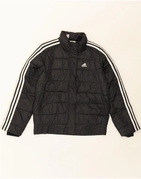 Outdoor Gear Versatile Layering ADIDAS Boys Padded Jacket 11-12 Years Black Polyester