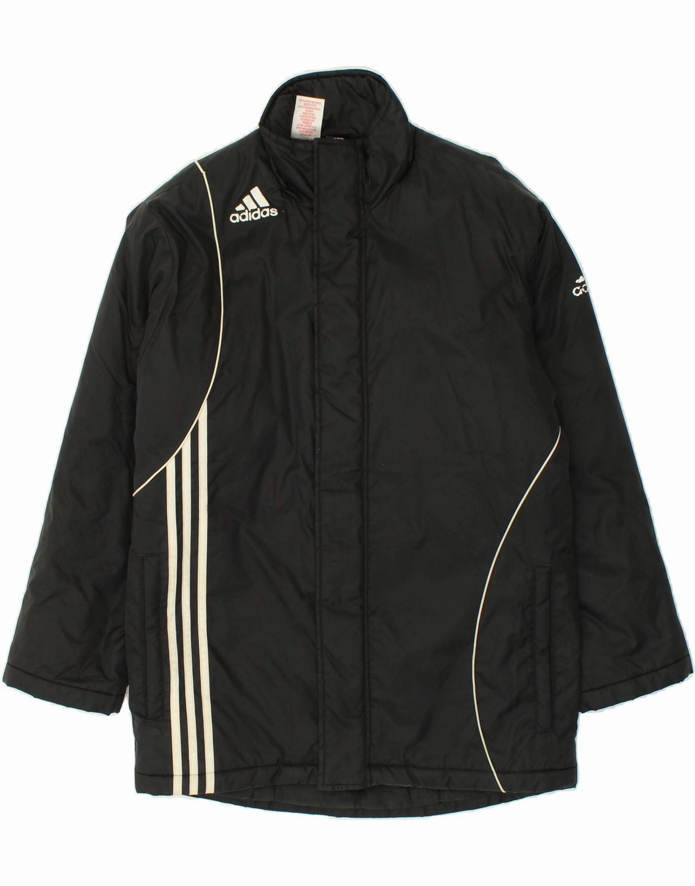 ADIDAS Boys Windbreaker Jacket 13-14 Years Black Nylon Prospect Target