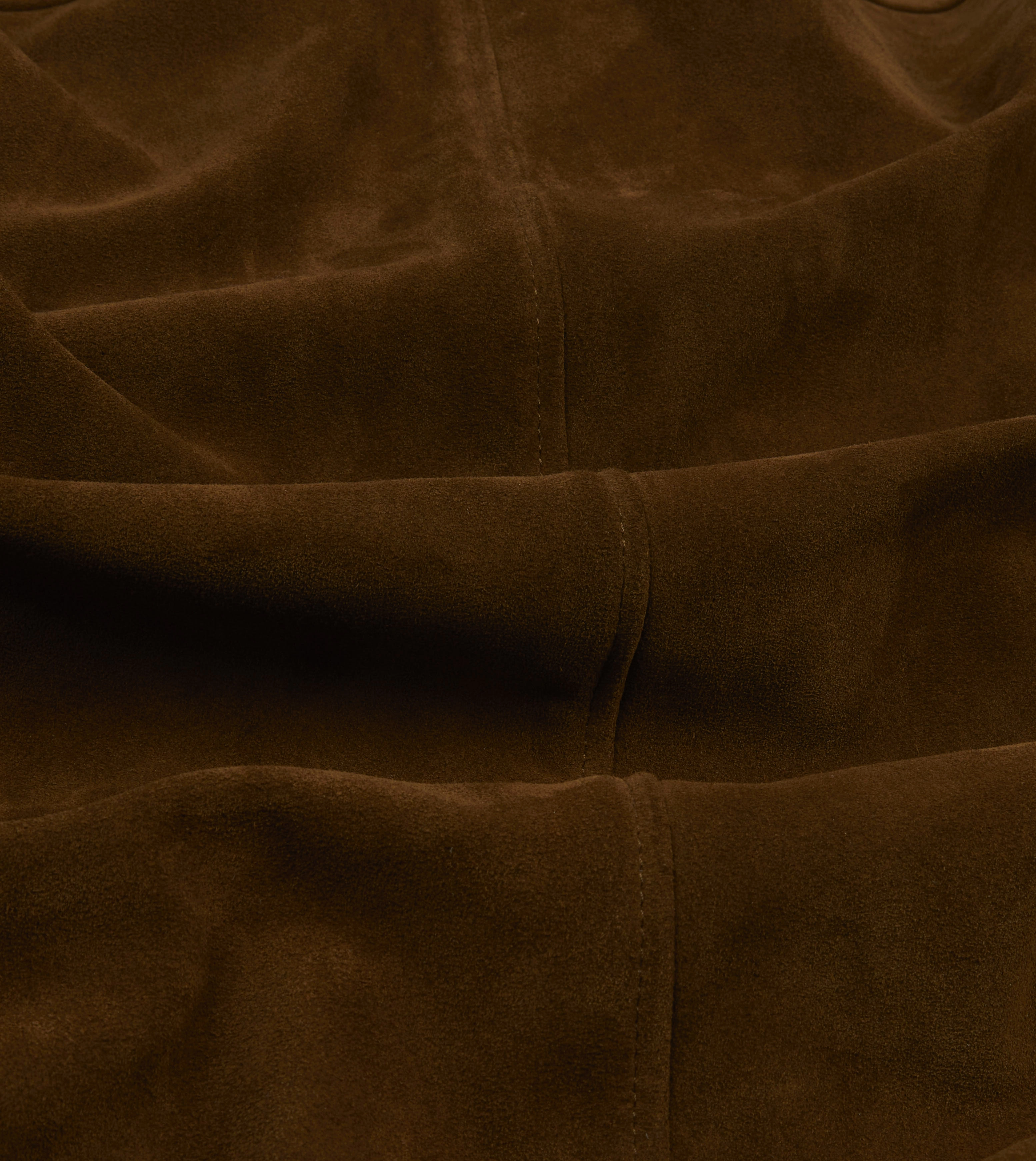 Brown Suede Car Coat with Blanket Lining Easy Movement photographers