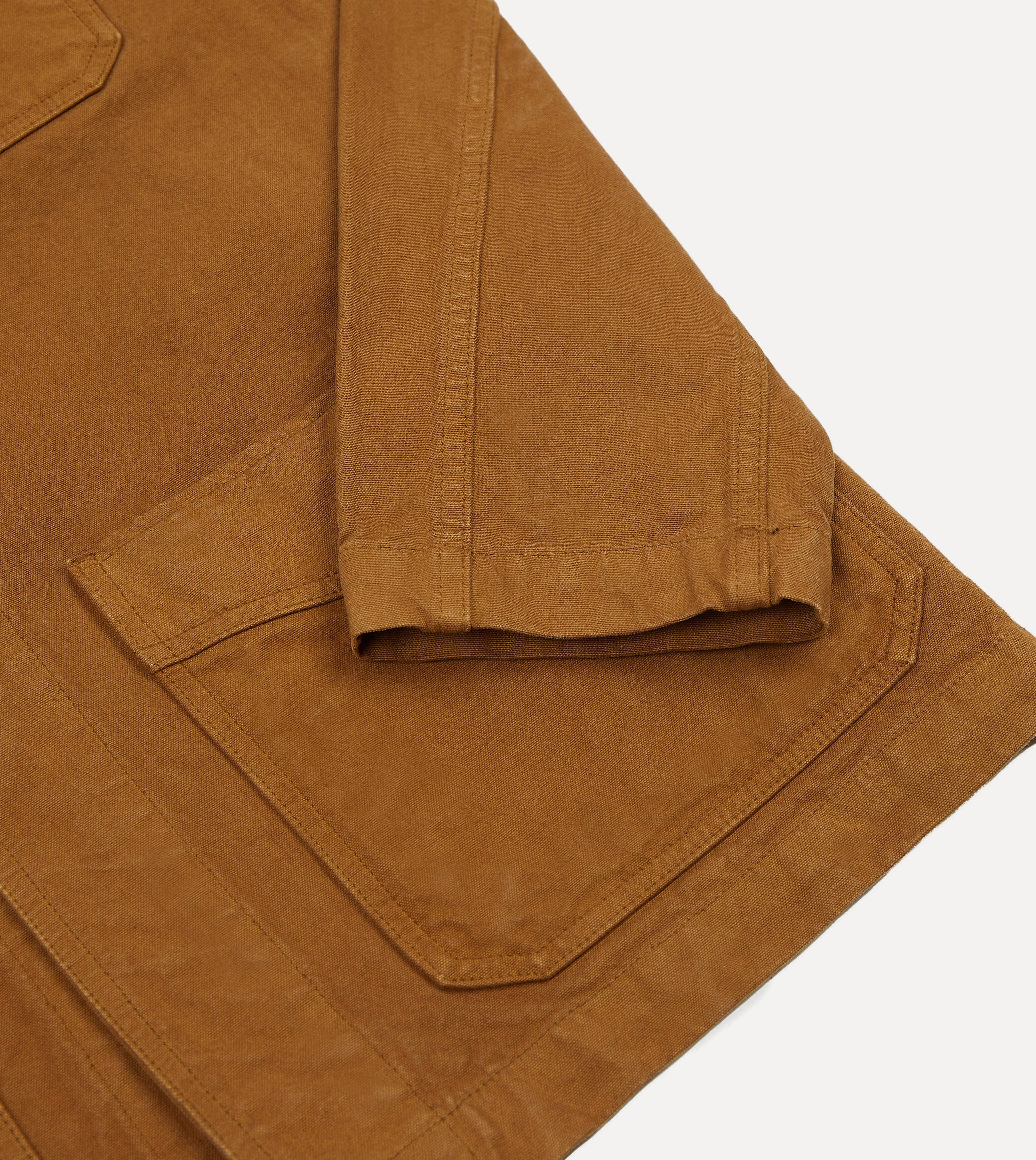 Socks Tobacco Cotton Duck Canvas Five-Pocket Chore Jacket