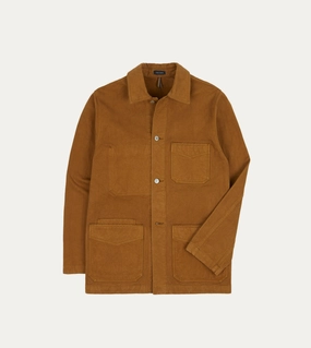 Casual Outdoor Wear Thermolite Insulation Tobacco Cotton Duck Canvas Five-Pocket Chore Jacket