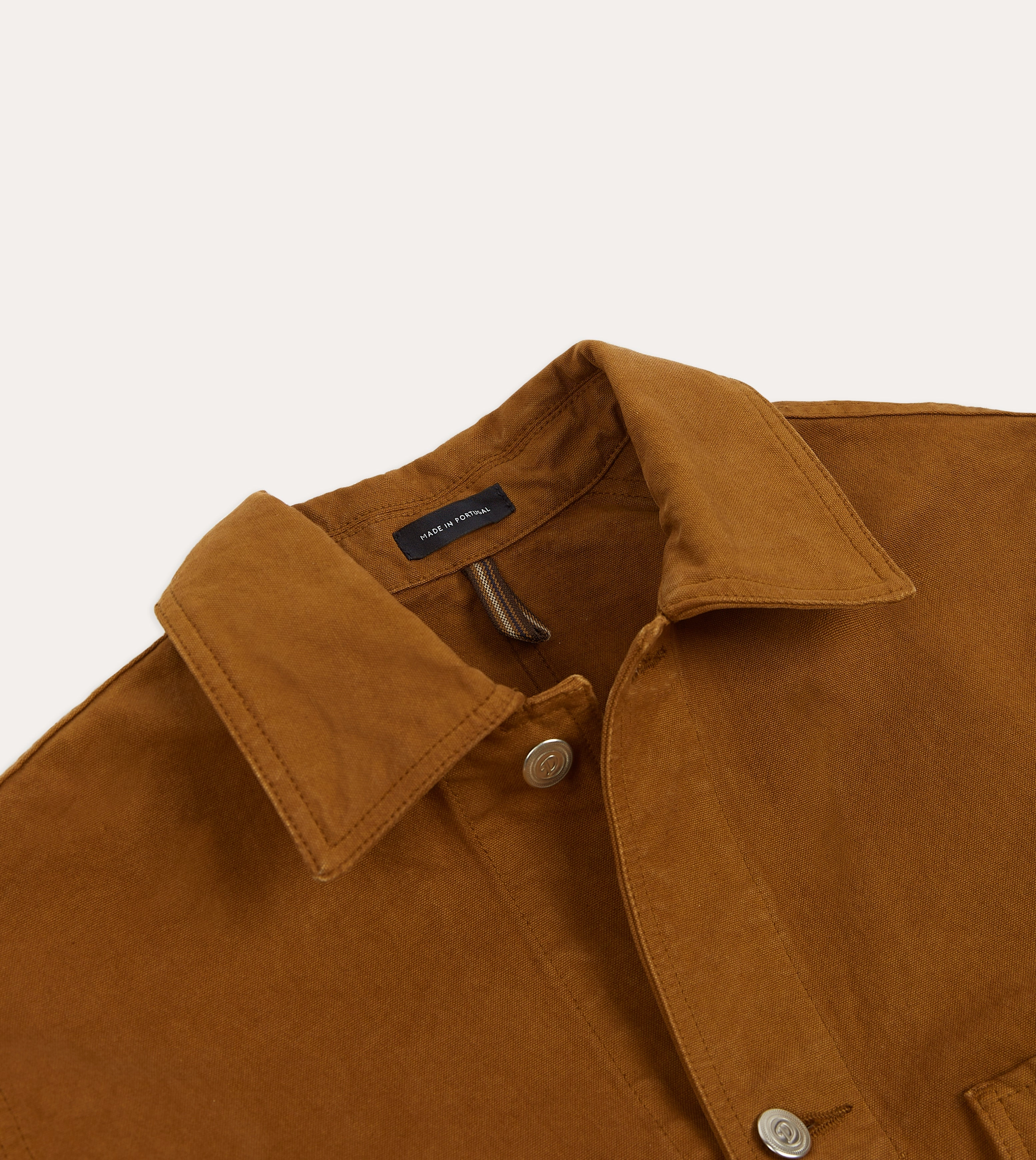 Front Pockets Urban Ready Tobacco Cotton Duck Canvas Five-Pocket Chore Jacket
