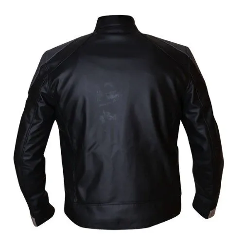 Agents Of Shield Black & Grey Genuine Real Leather Jacket