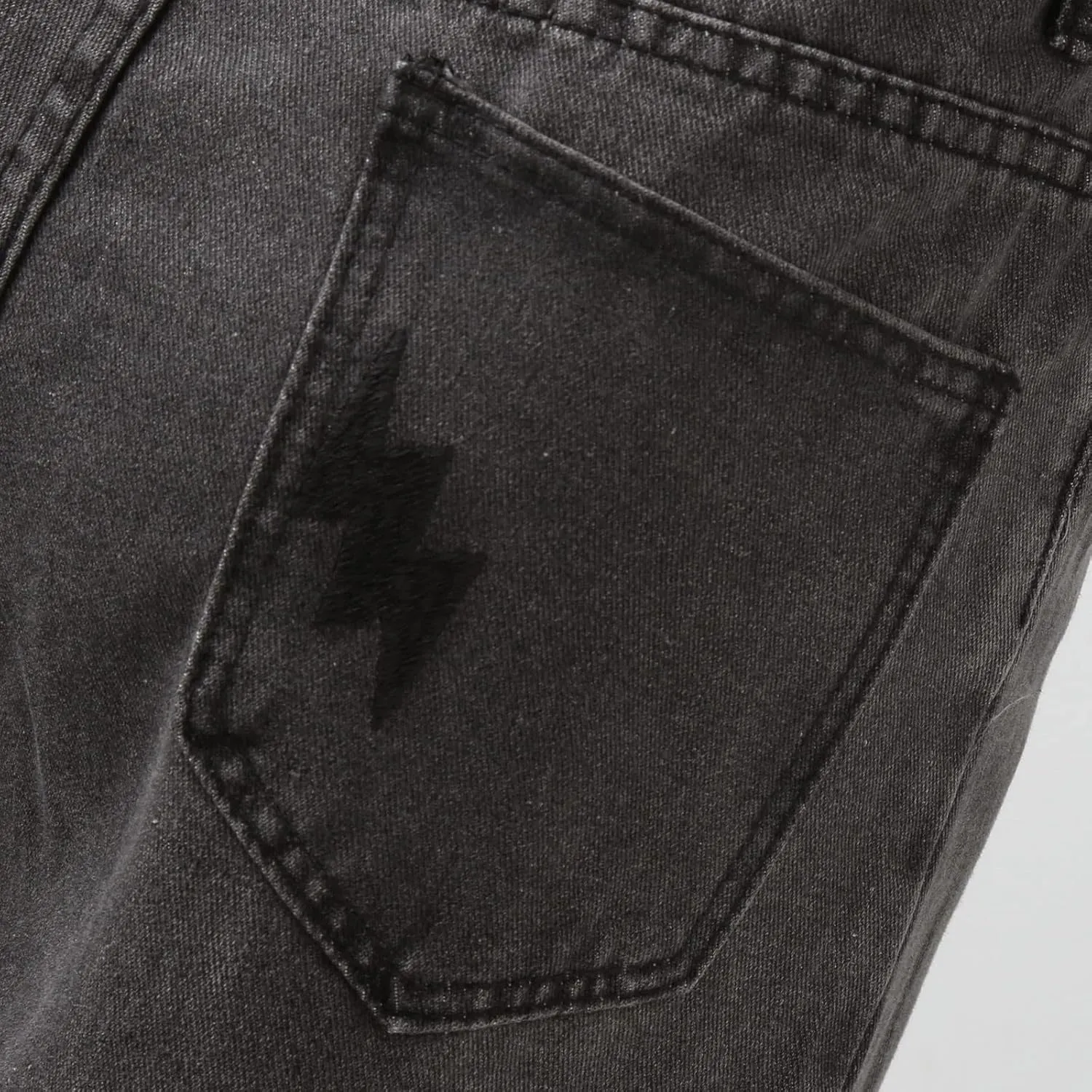 Alalaso Baggy Jeans for Men Women Skater Vintage Plain Pants 2024 Casual Wide Leg Jeans Loose Fit Denim Hip Hop Jeans