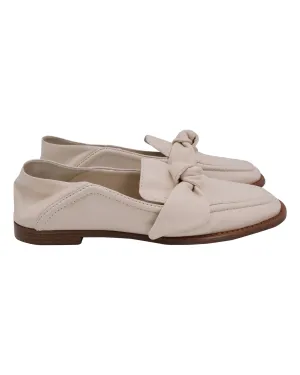 Venetian Loafers Dress Code Alexandre Birman Soft Maxi Clarita Loafers in Cream Leather