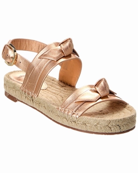 Move With Ease Alexandre Birman Clarita Leather Espadrille Sandal