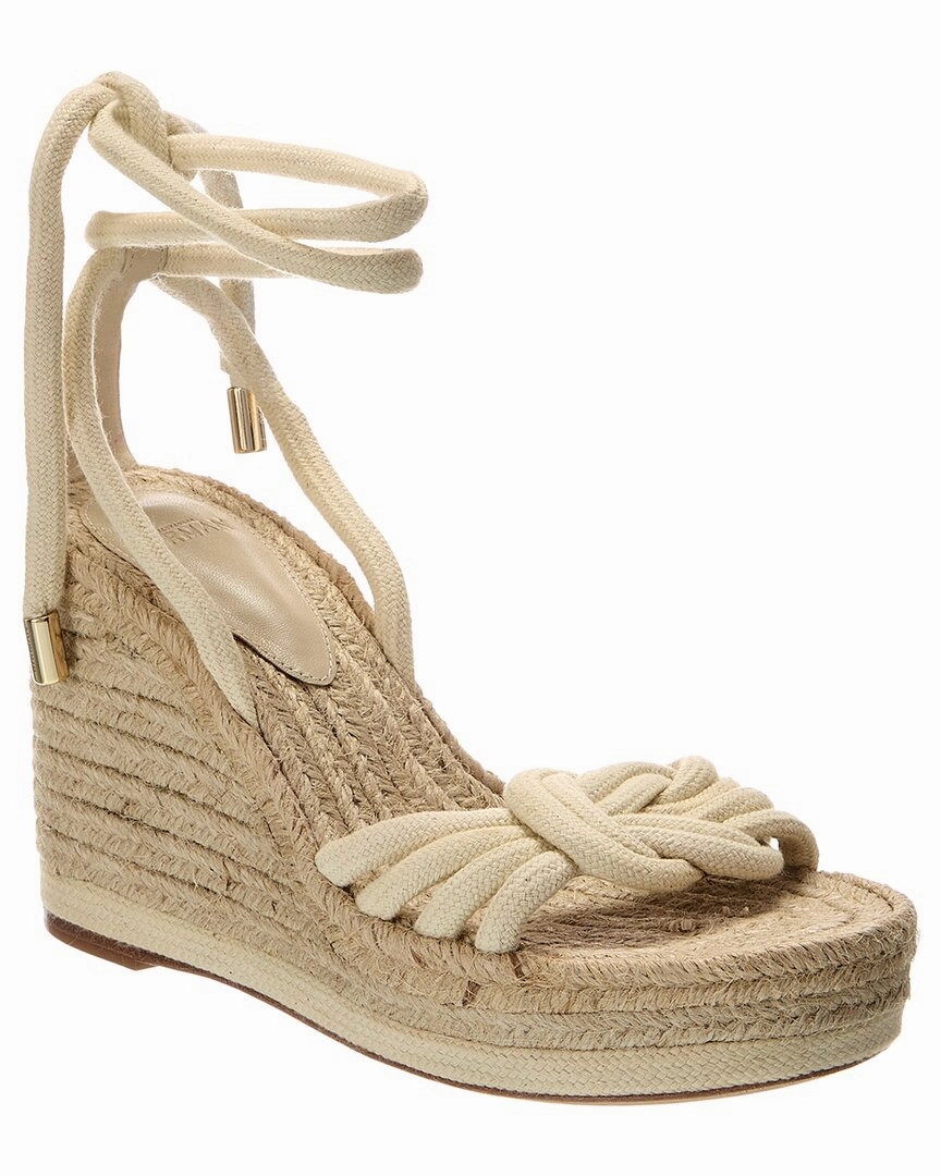Alexandre Birman Vicky Rope Wedge Sandal Foot Support