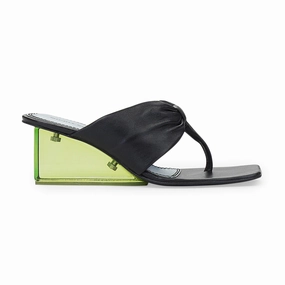 BLACK EXCLUSIVE KARINA WEDGE HEELS Winter Ready