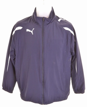 PUMA Boys Windbreaker Jacket 13-14 Years Navy Blue State Sell