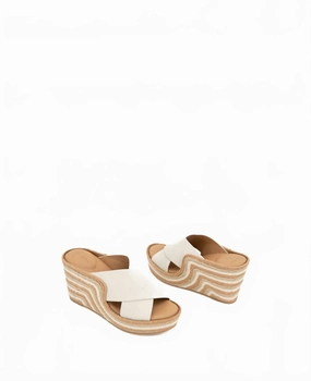 Women's Porto Wedge In Stone Nubuck Chill Style