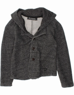 full-zip Infatuation GUESS Boys 3 Button Blazer Jacket 6-7 Years Grey Flecked Cotton