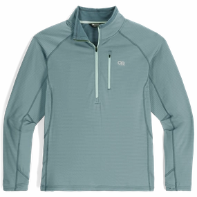 Odor Resistant Fabric Women's Vigor Grid Fleece Half Zip-Plus