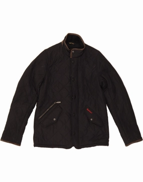 suitable for cosplay BARBOUR Boys Quilted Jacket 11-12 Years Large Navy Blue