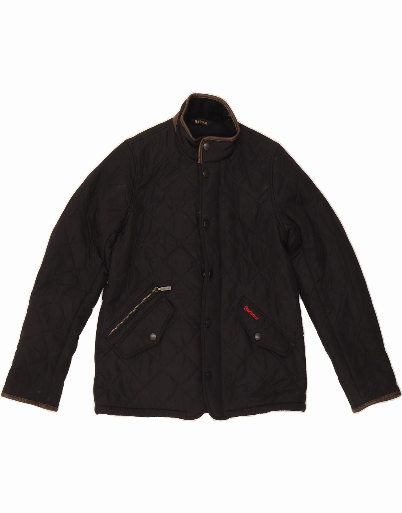 suitable for cosplay BARBOUR Boys Quilted Jacket 11-12 Years Large Navy Blue