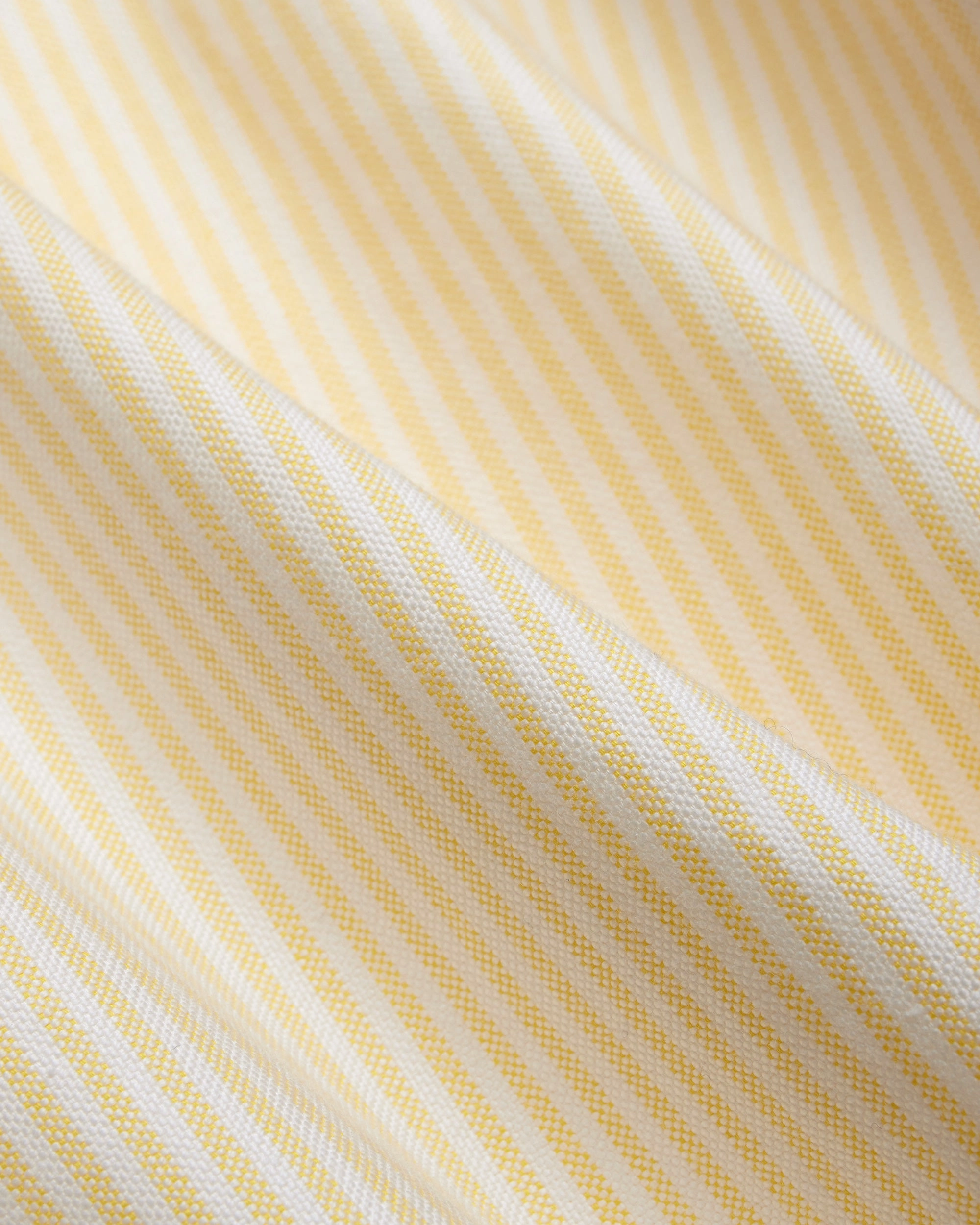 Smart Appearance Made-in-USA Yellow University Stripe Oxford Dress Shirt - Classic Fit
