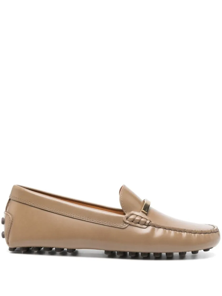 Almond Toe Loafers With Raised Seam Detailing Step Light Ground Hug