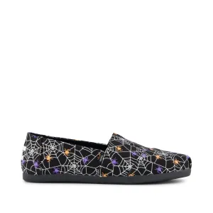 Alpargata Black Glow In The Dark Spiders Safe Path Breathable Style