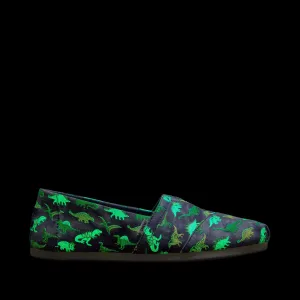 Soft Grip Night Market Alpargata Glow in the Dark Dino Print