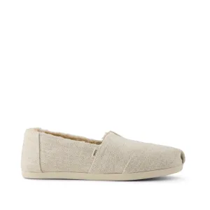 Clean Profile Cloud Dash Alpargata Natural Cozy Herringbone