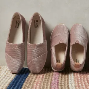 Alpargata Vintage Pink Corduroy Networking Hold Smooth