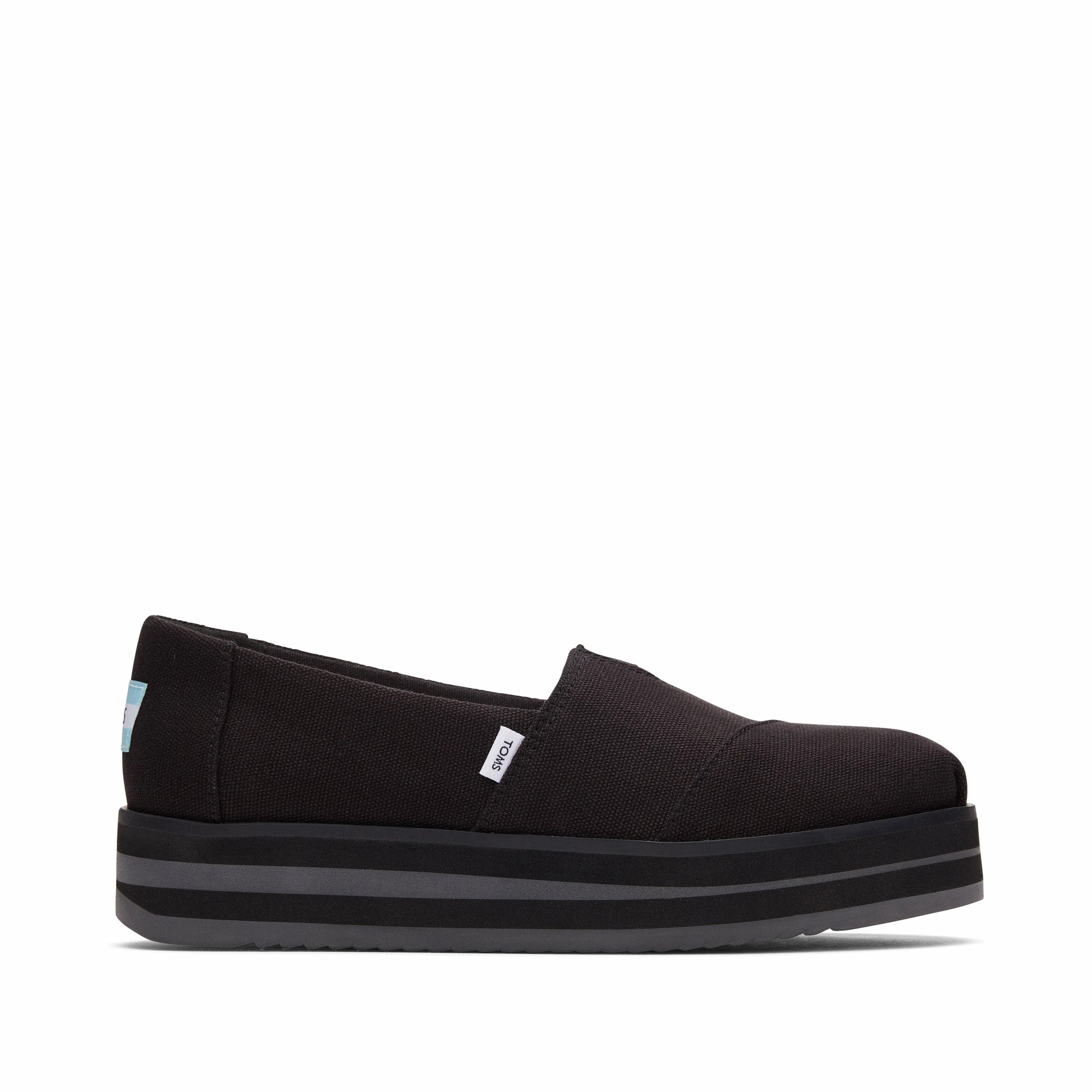 Core Appeal Alpargata Black Midform Espadrille