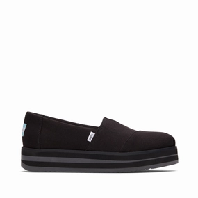 Sleek Choice Alpargata Black Midform Espadrille