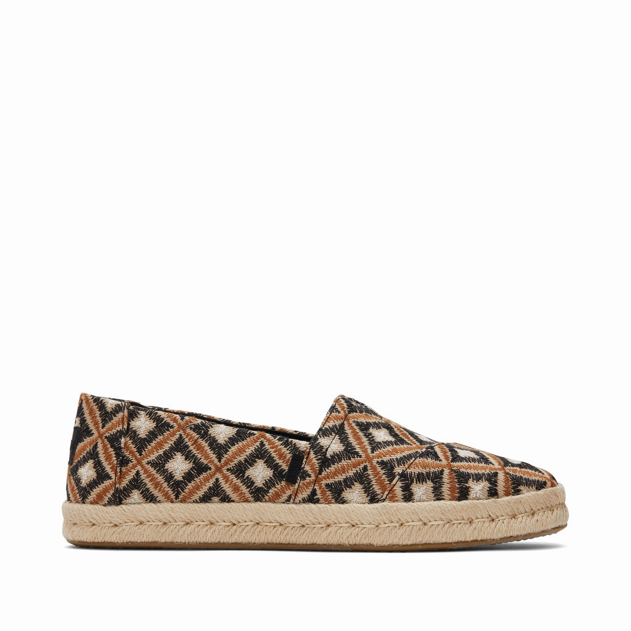 Alpargata Rope 2.0 Black Geometric Espadrille Dance Step