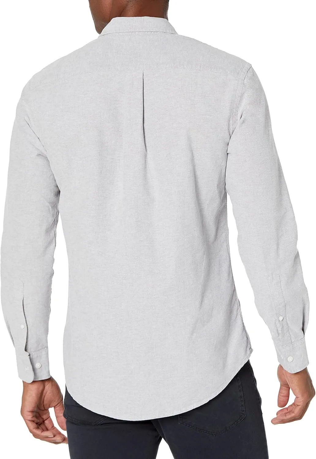 Amazon Essentials Slim-Fit Dress Shirts for Men - Long-Sleeve, Pocket, Button-Down Oxford Shirt