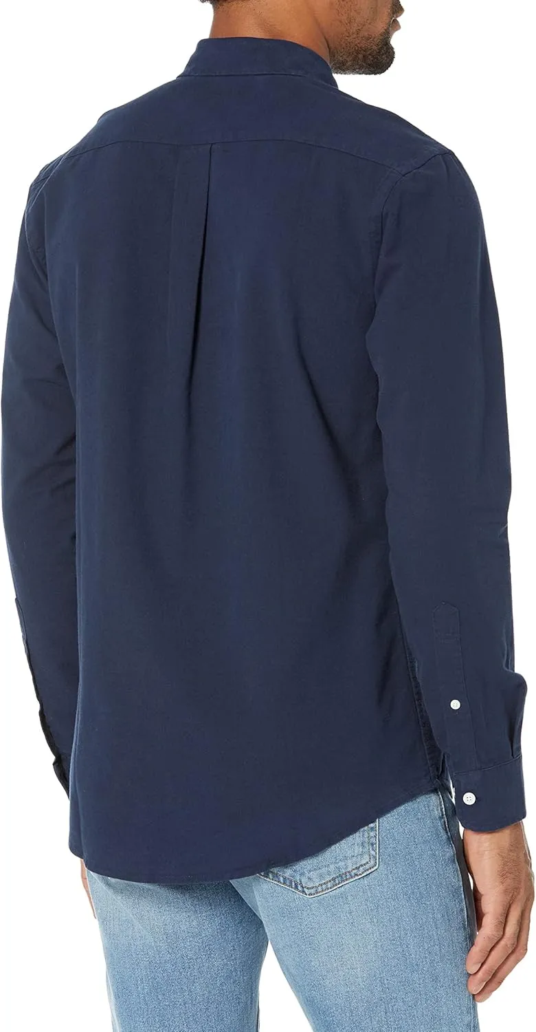 Amazon Essentials Slim-Fit Dress Shirts for Men - Long-Sleeve, Pocket, Button-Down Oxford Shirt