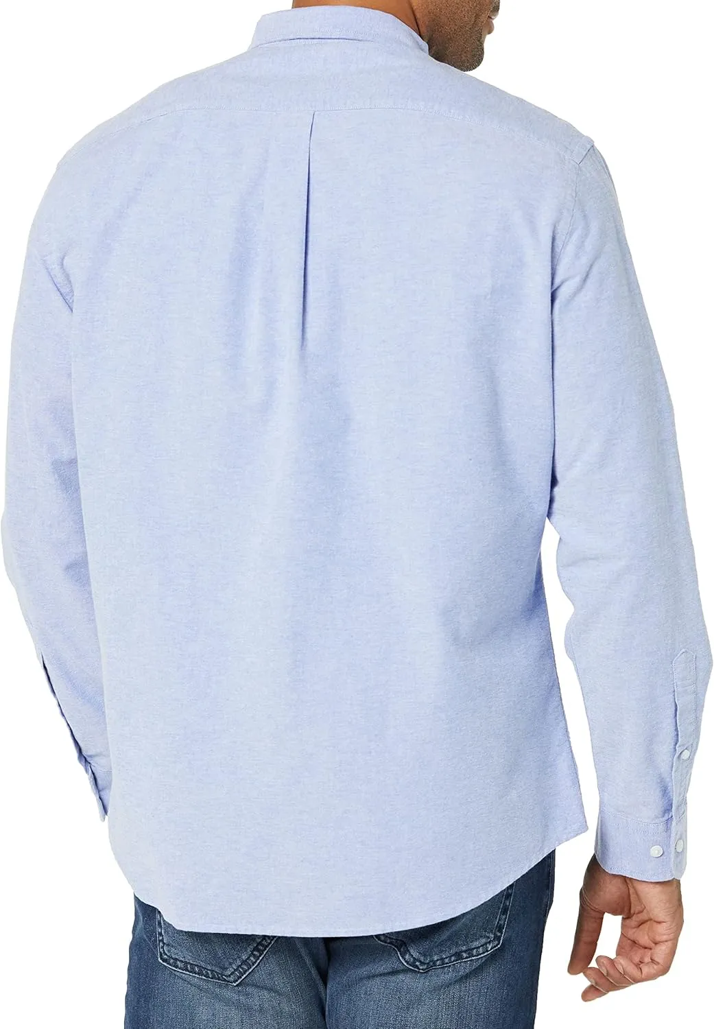 Amazon Essentials Slim-Fit Dress Shirts for Men - Long-Sleeve, Pocket, Button-Down Oxford Shirt