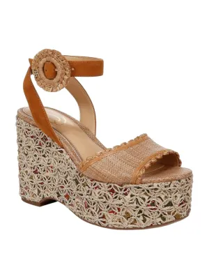 Amber Sandals In Rust Brown Toe Close Leg Lift
