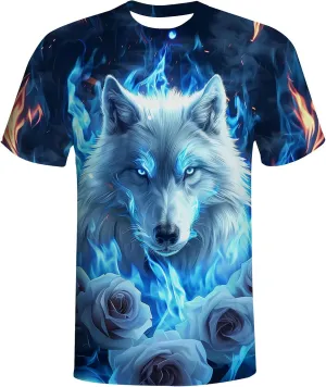 American Flag Eagle T-Shirts for Men Women 3D Printed T-Shirts Short Sleeve Graphic Tees Shirt