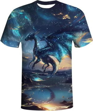 American Flag Eagle T-Shirts for Men Women 3D Printed T-Shirts Short Sleeve Graphic Tees Shirt