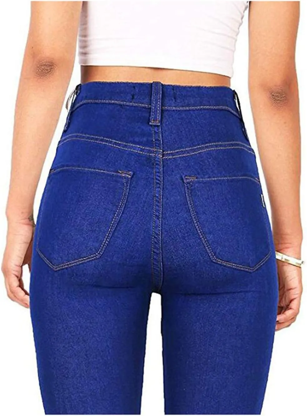 Andongnywell Butt Lifter High Waist Skinny Jeans Juniors Classic Denim Stretch Jean Womens Slim Length Jeans