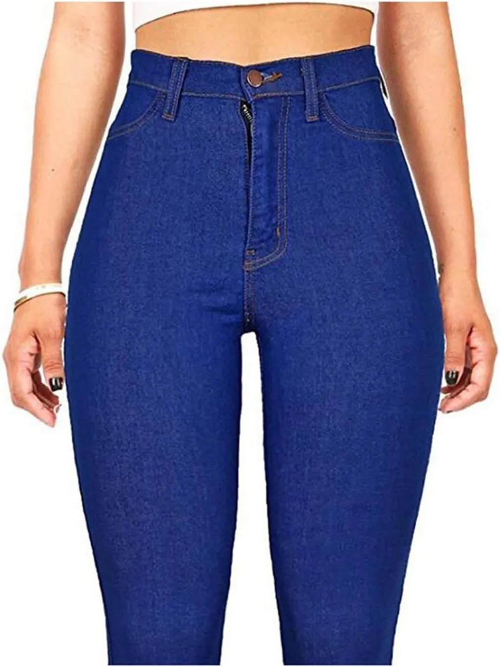 Andongnywell Butt Lifter High Waist Skinny Jeans Juniors Classic Denim Stretch Jean Womens Slim Length Jeans